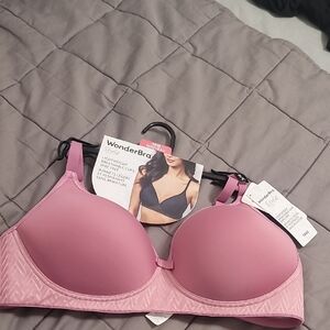 Wonderbra Mauve Pink Padded  Bra NWT Multiple Sizes Wire Free